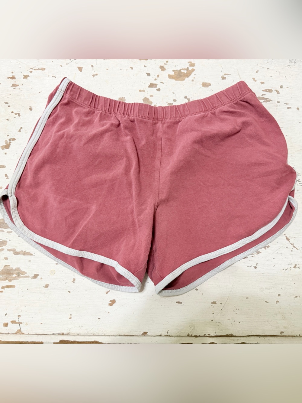 Popular Basics medium Women's Dusty Rose Athletic soft Shorts 1970s vibe sexy